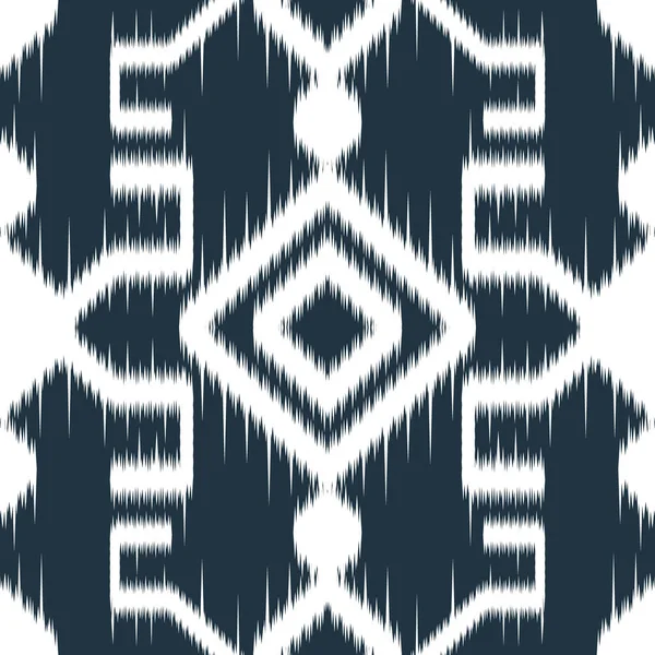 Seamless Ethnic Cloth Vector Pattern Vector Tie Dye Shibori Printed — Διανυσματικό Αρχείο