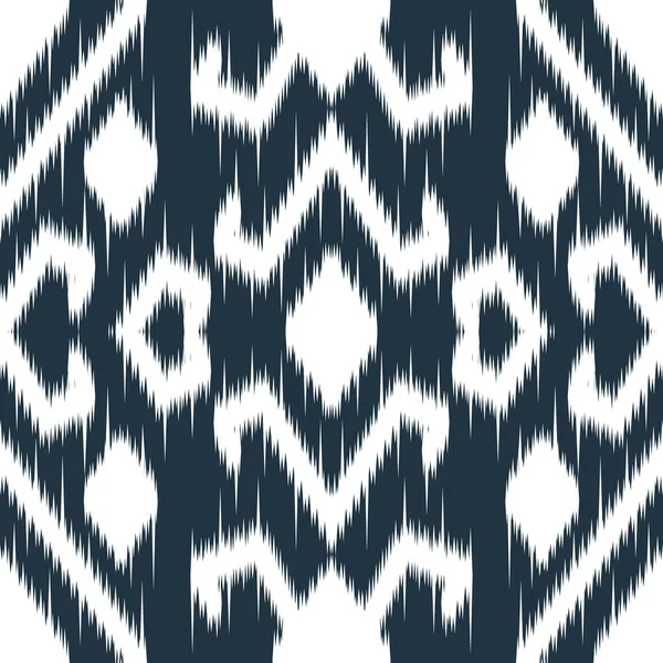 Seamless Ethnic Cloth Vector Pattern Vector Tie Dye Shibori Printed — Stok Vektör