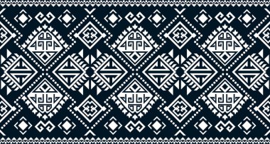 Soyut etnik geometrik baskı deseni tasarımı arka plan dokusunu siyah ve beyaz olarak tekrarlıyor. EP.56.Vintage süs baskısı. Kumaş ve tekstil için harika, duvar kağıdı, ambalaj için.