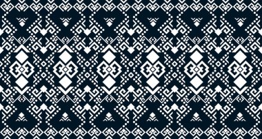 Abstract ethnic geometric print pattern design repeating background texture in black and white. EP.77.Vintage ornament print. Great for fabric and textile, wallpaper, packaging