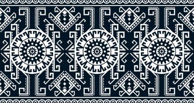 Abstract ethnic geometric print pattern design repeating background texture in black and white. EP.80.Vintage ornament print. Great for fabric and textile, wallpaper, packaging