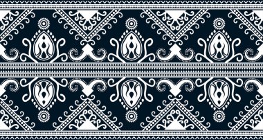 Abstract ethnic geometric print pattern design repeating background texture in black and white. EP.83.Vintage ornament print. Great for fabric and textile, wallpaper, packaging