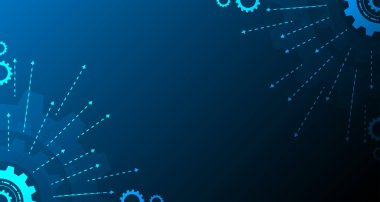 Geomatics Technology Abstract gear model drives the electronic network of the future.digital data background EP.3.hi-tech communication concept innovation vector illustration background 