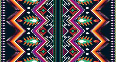 Soyut geometrik dikey dikey desensiz dizayn yerel siyah arkaplan EP.20.Vintage süsleme baskısı. Kumaş ve tekstil için harika, duvar kağıdı, ambalaj için.