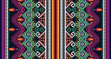 Soyut geometrik dikey dikey desensiz dizayn yerel siyah arkaplan EP.30.Klasik süsleme baskısı. Kumaş ve tekstil için harika, duvar kağıdı, ambalaj için.