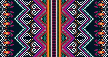 Soyut geometrik dikey dikey desensiz dizayn yerel siyah arkaplan EP.29.Vintage süsleme baskısı. Kumaş ve tekstil için harika, duvar kağıdı, ambalaj için.