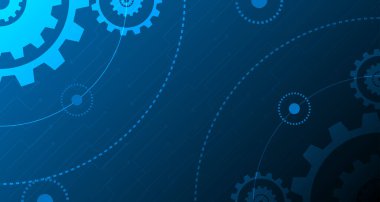 Jeomatik teçhizat elektronik çember teknolojisini soyut teknoloji yenilik kavramı EP.4.yüksek teknoloji iletişim konsepti yenilik vektör ilüstrasyon arka planını yürütüyor 