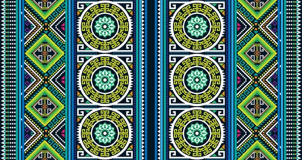 Abstrakte Geometrische Vertikale Nahtlose Muster Design Indigenen Schwarzen Hintergrund Vintage — Stockvektor