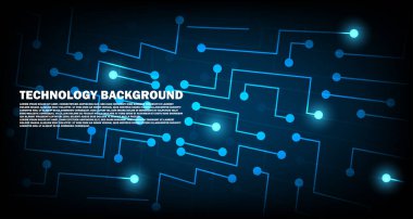 Soyut internet ağ bağlantısı tasarımı. Vektör illüstrasyon molekülü, noktalarla bağlantılı çizgiler ve fütüristik konsept, mavi arkaplan teknolojisi. EP.3.yüksek teknoloji iletişim konsepti yeniliği