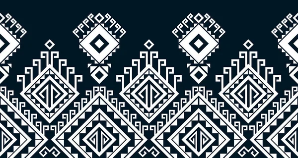摘要民族图案无缝设计线条白色阿兹特克几何背景Ep 36复古饰品印花 适用于面料 纺织品 包装材料 — 图库矢量图片