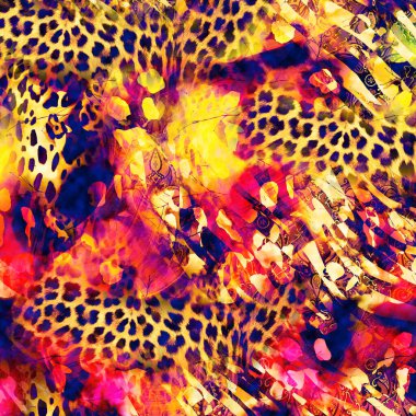 Tekstil moda baskıları, modern tasarımlar