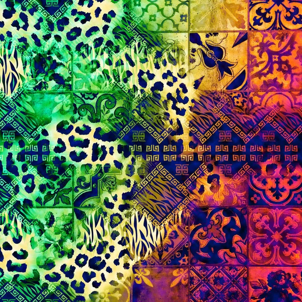 Tekstylne Wzory Modowe Nowoczesne — Zdjęcie stockowe