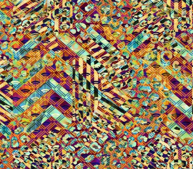 modern karışık baskı deseni, tekstil tasarımı