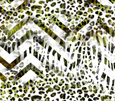 modern karışık baskı deseni, tekstil tasarımı