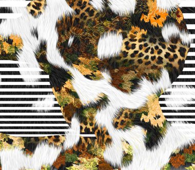 modern karışık baskı deseni, tekstil tasarımı