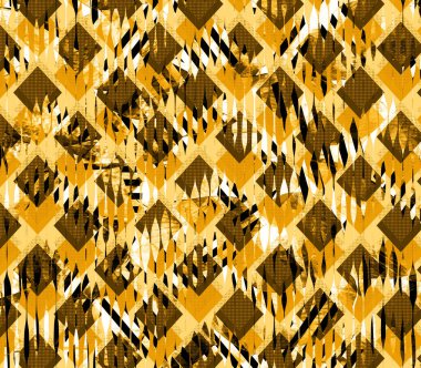 modern karışık baskı deseni, tekstil tasarımı