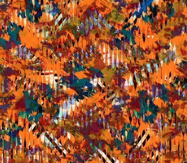 modern karışık baskı deseni, tekstil tasarımı