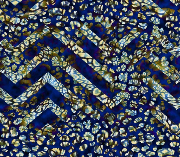 カラフルで黒と白のヒョウヘビのテクスチャのテキスタイルパターンの組み合わせ — ストック写真