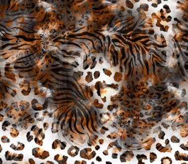 dijital boyalı soyut tasarım, renkli doku, kumaş deseni, iz tasarımları, leopar desenli çiçek desenleri