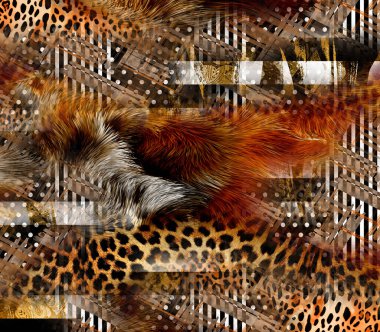 dijital boyalı soyut tasarım, renkli doku, kumaş deseni, iz tasarımları, leopar desenli çiçek desenleri