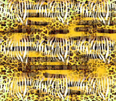 Soyut dekoratif geometrik süs. Yazdırma, Yeni Sezon, Kolaj Moda Çalışmaları, Yeni Moda Tasarım Şablonları.