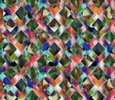 Soyut dekoratif geometrik süs. Yazdırma, Yeni Sezon, Kolaj Moda Çalışmaları, Yeni Moda Tasarım Şablonları.