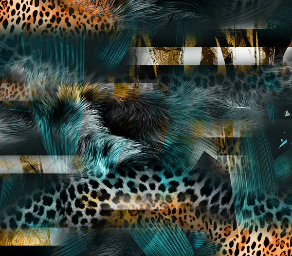 Soyut dekoratif geometrik süs. Yazdırma, Yeni Sezon, Kolaj Moda Çalışmaları, Yeni Moda Tasarım Şablonları.