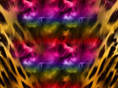 Kumaş desenli. Renkli arka plan. Renkli desen. Poster, broşür, el ilanı ve kart için yaratıcı grafik tasarımı. Eşsiz duvar kâğıdı. Ağ, kumaş ve albüm kapağı için arkaplan.