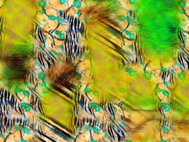 Kumaş desenli. Renkli arka plan. Renkli desen. Poster, broşür, el ilanı ve kart için yaratıcı grafik tasarımı. Eşsiz duvar kâğıdı. Ağ, kumaş ve albüm kapağı için arkaplan.