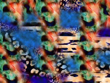 Kumaş desenli. Renkli arka plan. Renkli desen. Poster, broşür, el ilanı ve kart için yaratıcı grafik tasarımı. Eşsiz duvar kâğıdı. Ağ, kumaş ve albüm kapağı için arkaplan.