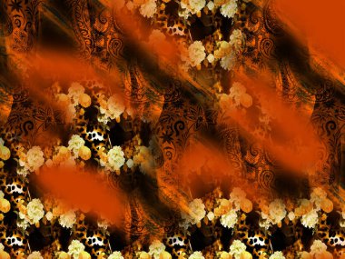 Kumaş desenli. Renkli arka plan. Renkli desen. Poster, broşür, el ilanı ve kart için yaratıcı grafik tasarımı. Eşsiz duvar kâğıdı. Ağ, kumaş ve albüm kapağı için arkaplan.