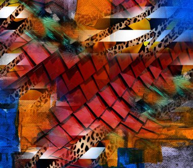 Yazdır, Afrika Hayvan İzleri. Klasik Doğal Şablon. Siyah Egzotik Hayvan Modeli. Tekstil Giysi Tasarımı..