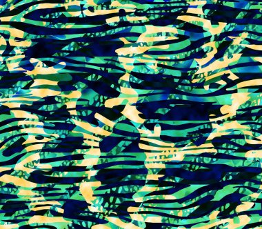 Yazdır, Afrika Hayvan İzleri. Klasik Doğal Şablon. Siyah Egzotik Hayvan Modeli. Tekstil Giysi Tasarımı..