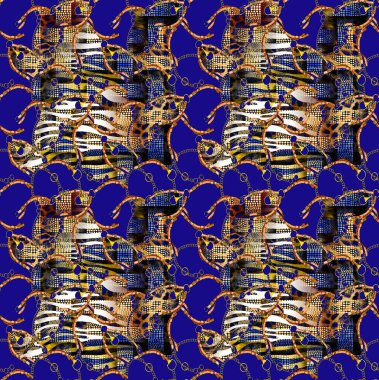 Kusursuz moda baskıları, tekstil kıyafet kalıpları