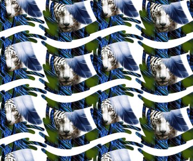 Kusursuz desenler, tekstil tasarımları, kadın giysileri baskısı.