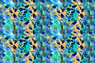 pürüzsüz kumaş baskı kalıpları, renk yazdırma tasarımı