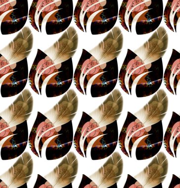 Kusursuz moda deseni, tekstil elbise tasarımları.