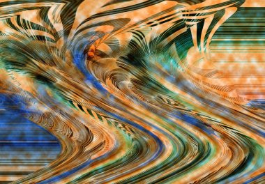 Dijital efektler. Çok renkli soyut arkaplan. Renkli desen. Poster, broşür, el ilanı ve kart için yaratıcı grafik tasarımı. Eşsiz duvar kâğıdı. Ağ, kumaş ve not defteri kapağı için arkaplan.