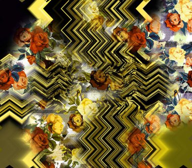 Dijital efektler. Çok renkli soyut arkaplan. Renkli desen. Poster, broşür, el ilanı ve kart için yaratıcı grafik tasarımı. Eşsiz duvar kâğıdı. Ağ, kumaş ve not defteri kapağı için arkaplan.