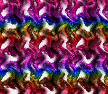 Dijital efektler. Çok renkli soyut arkaplan. Renkli desen. Poster, broşür, el ilanı ve kart için yaratıcı grafik tasarımı. Eşsiz duvar kâğıdı. Ağ, kumaş ve not defteri kapağı için arkaplan.