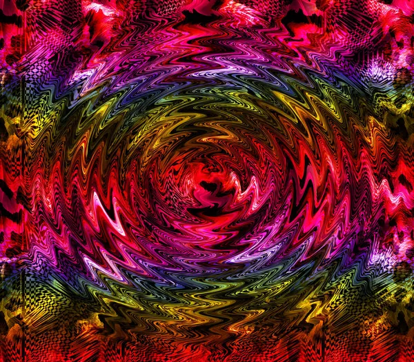 Effetti Digitali Sfondo Astratto Multicolore Modello Colorato Grafica Creativa Poster — Foto Stock