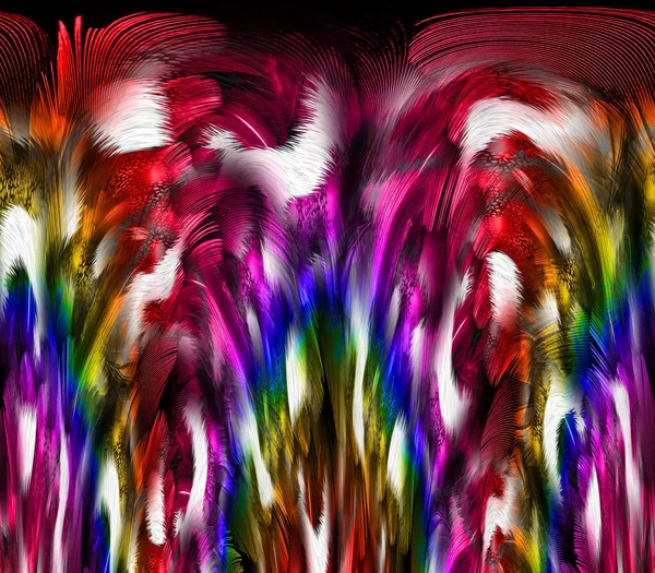 Efeitos Digitais Fundo Abstrato Multicolorido Padrão Colorido Design Gráfico Criativo — Fotografia de Stock