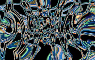 Soyut dekoratif geometrik süs. Yazdırma, Yeni Sezon, Kolaj Moda Çalışmaları, Yeni Moda Tasarım Şablonları.