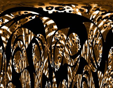 Soyut dekoratif geometrik süs. Yazdırma, Yeni Sezon, Kolaj Moda Çalışmaları, Yeni Moda Tasarım Şablonları.