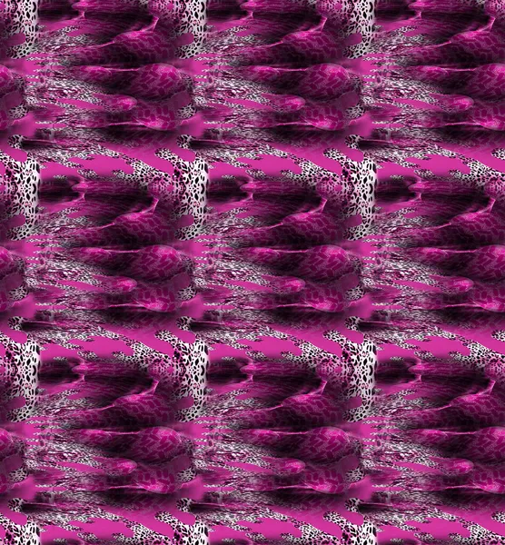 Kusursuz Hayvan Izleri Tekstil Kumaş Tasarımları Yastık Desenleri — Stok fotoğraf
