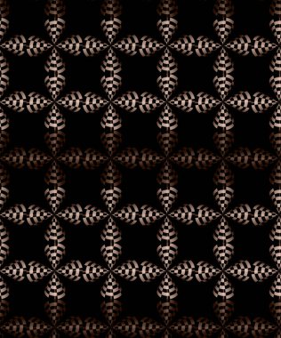 3d soyut kapsül rengarenk arkaplan oluşturma. Kusursuz desen. Resim oluşturuluyor. Renkli 3D geometrik kutular arkaplan - canlı küp. Geometrik elementli fraktal resim.