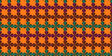 3d soyut kapsül rengarenk arkaplan oluşturma. Kusursuz desen. Resim oluşturuluyor. Renkli 3D geometrik kutular arkaplan - canlı küp. Geometrik elementli fraktal resim.