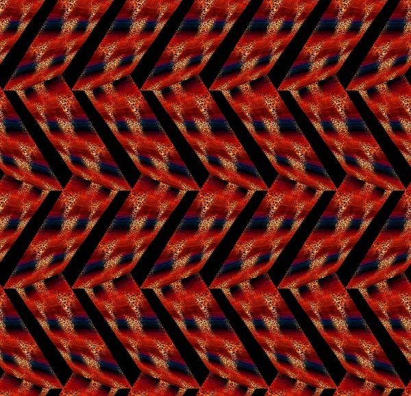 Απόδοση Αφηρημένη Κάψουλα Πολύχρωμο Φόντο Απρόσκοπτη Μοτίβο Εικονογράφηση Αποτύπωσηπολύχρωμο Γεωμετρικά — Φωτογραφία Αρχείου