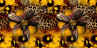 Çizgili gösterişli kumaş. 3D illüstrasyon, 3D tasvir. Kusursuz desen. Resimlendirme. Tebrik kartı, tekstil ve dijital baskı için yarım renk desen çizimi.