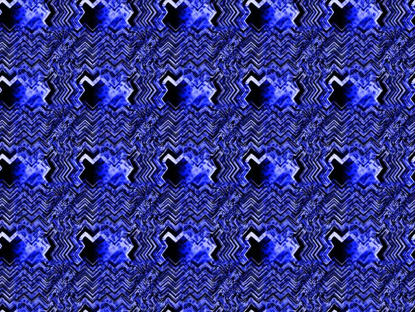 Naadloze Hand Schilderen Abstracte Aquarel Penseel Beroertes Geometrische Vormen Patroon — Stockfoto